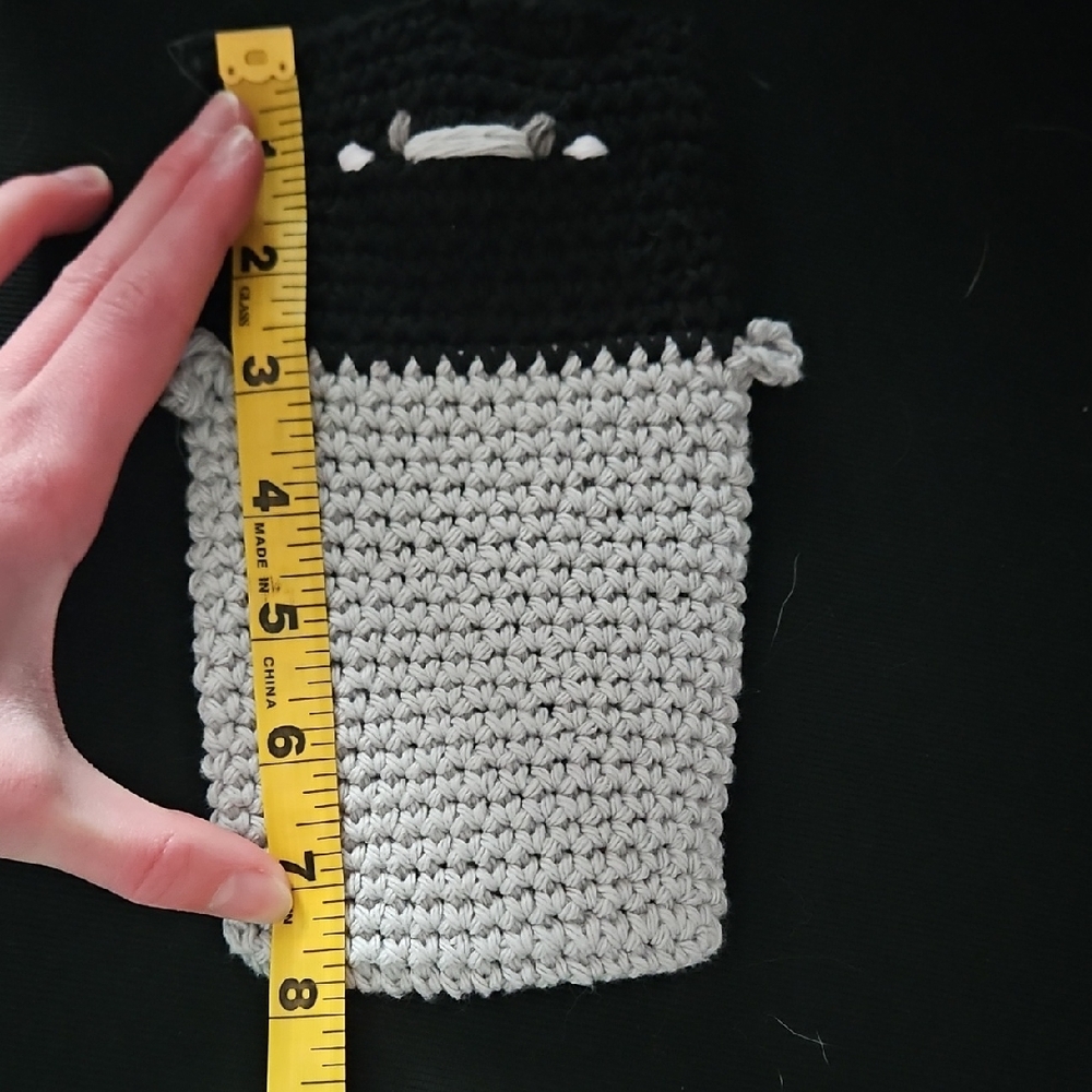 Handmade Crochet Goose Phone Pouch